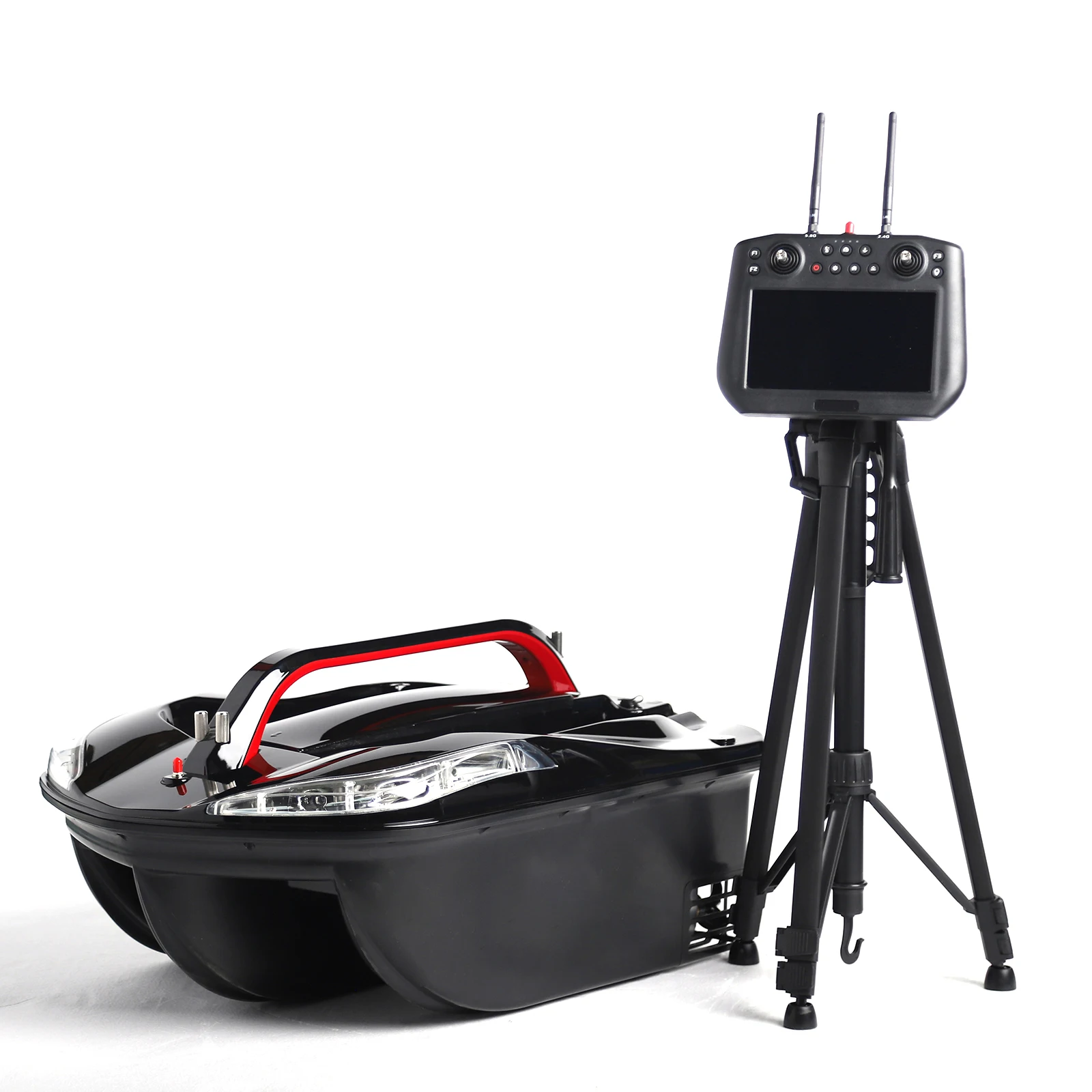 Remote Control Bait Boat With Sonar And GPS And Camera