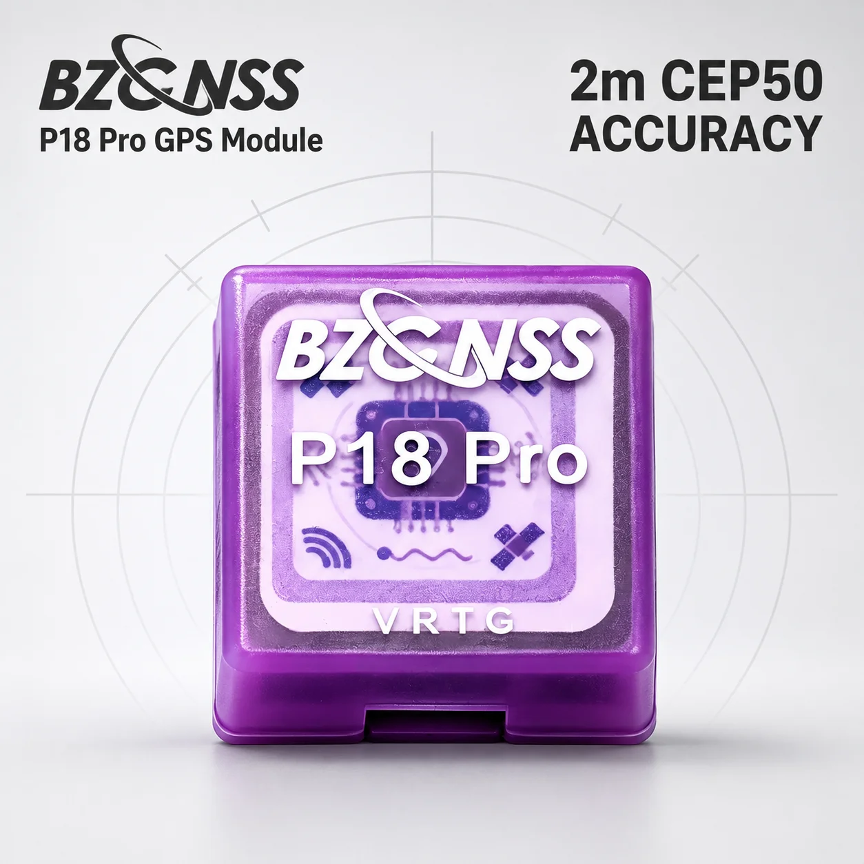 BZGNSS P18 Pro GPS Module for FPV Drone 10Hz 5V UART GNSS 2m CEP50 High Precision Fast Lock Betaflight GPS Rescue INAV F405 F722