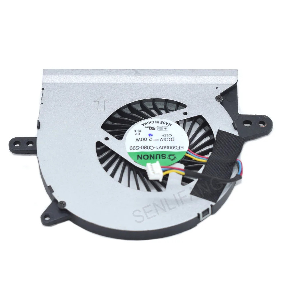 New DC5V 2.00W 4Pin CPU Cooling Fan For Asus UltraBook X401U X501U X401V X501V EF50050V1-C080-S99 EF50050V1-C081-S99