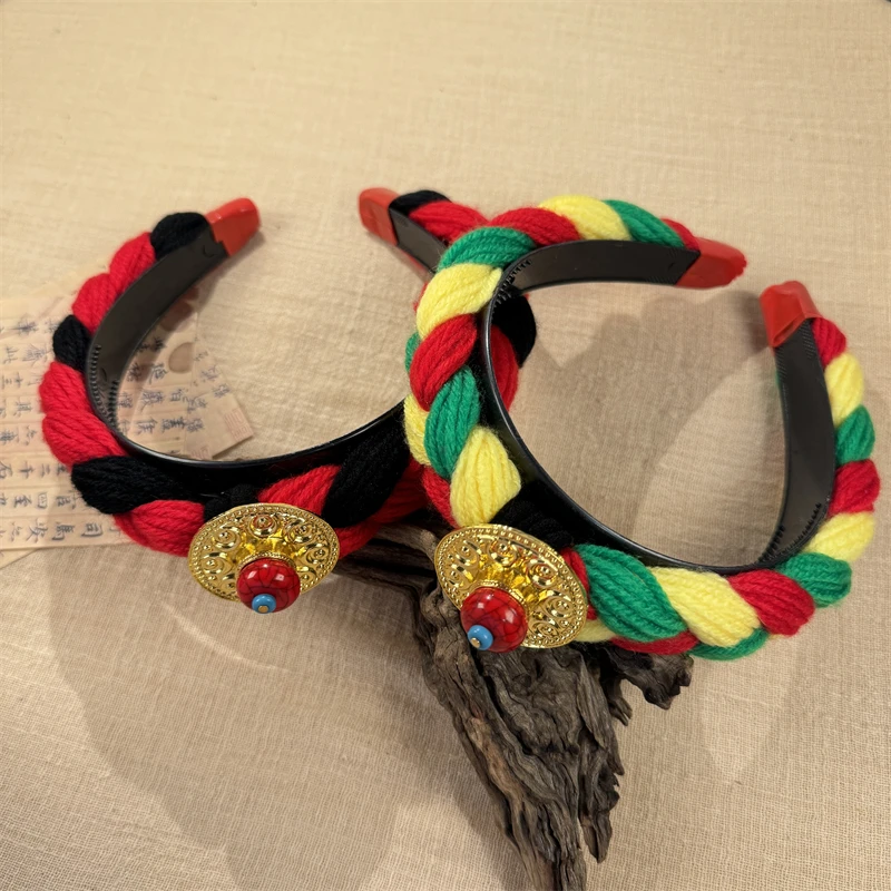 faixa-de-cabelo-de-pelucia-estilo-Etnico-tibetano-retro-acessorio-de-cabelo-trancado-adereco-de-cabeca-para-traje-mongol-e