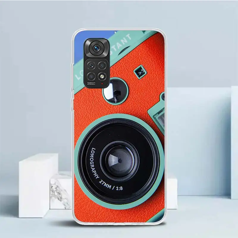 Fashion Classic Camera Lens Cover for Xiaomi Redmi Note 12 12S 13 11S 11T 11E 10S 10 Pro Phone Case Print 11 9S 9 9T 8 8T 7 Plus