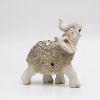1件幸運象風水擺飾 - 招財裝飾,適用於家庭辦公室 - 栩栩如生的雕像,提升氛圍 8 最佳銷售 風水雕像 - №3