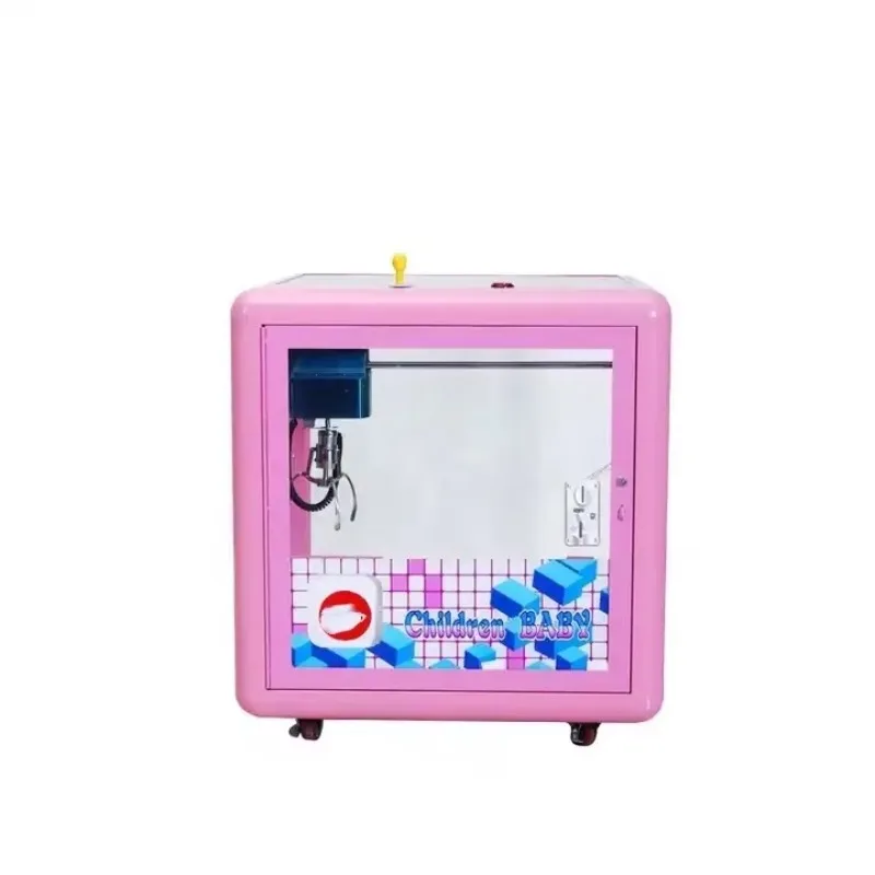 Mini rubik Cube Coin Operated Crane Machine Mini Toy Crane Game
