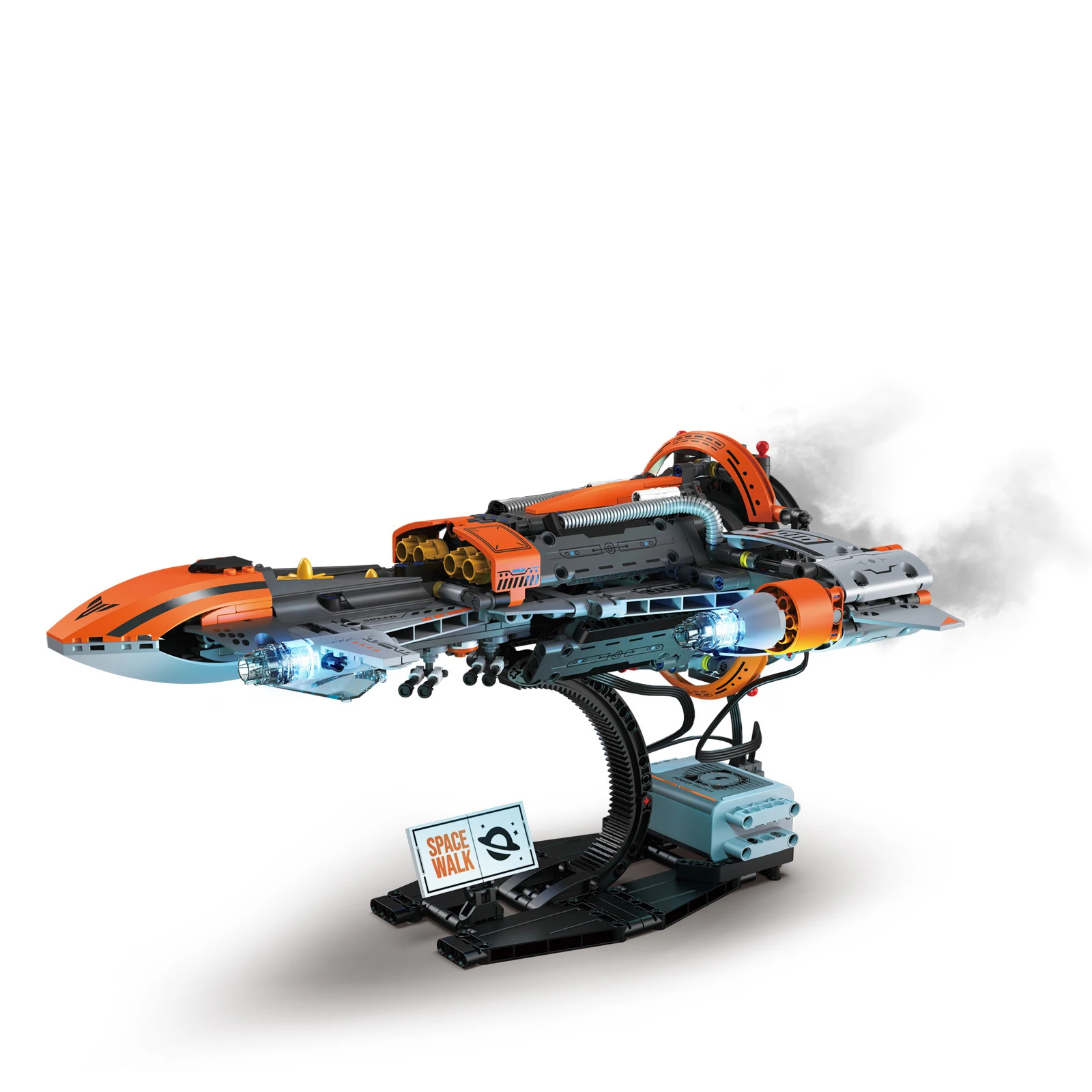 Bloques de construcción de la serie aeroespacial espacial, agujero negro, exploración de nave espacial, misisión, nave espacial, modelo de potencia, juguetes de ladrillos