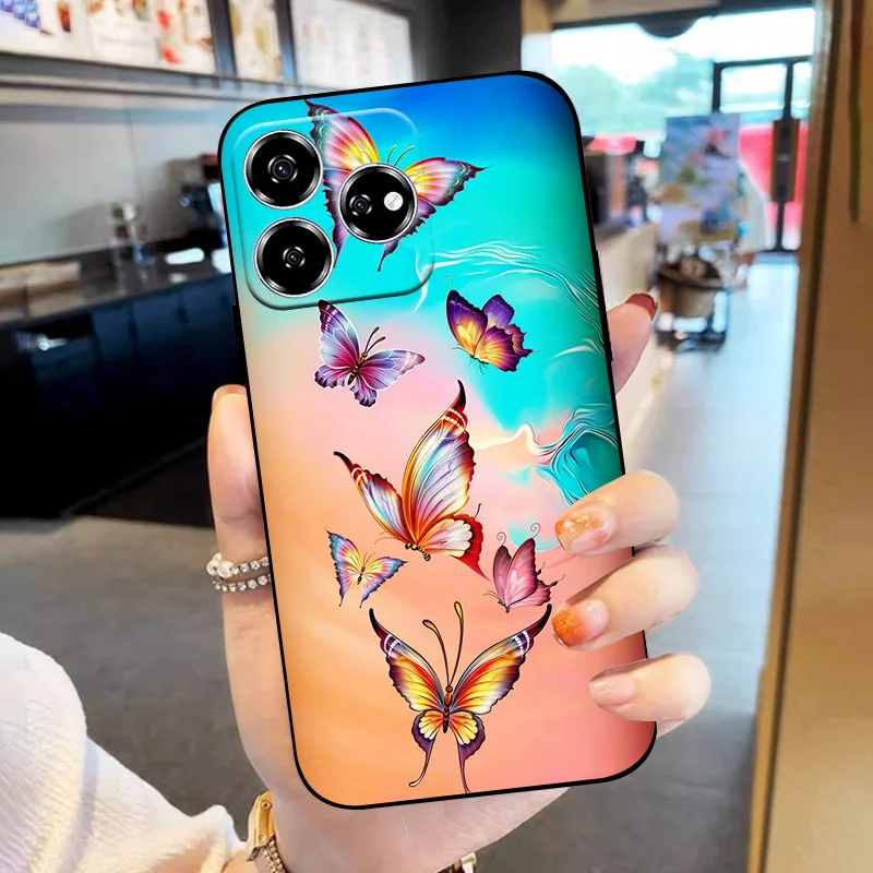For ZTE Blade V60 Phone Case Axon60 Fashion Back Cover For ZTE Nubia V60 Soft Silicone TPU Case Axon 60 Z2356 Shockproof Capa