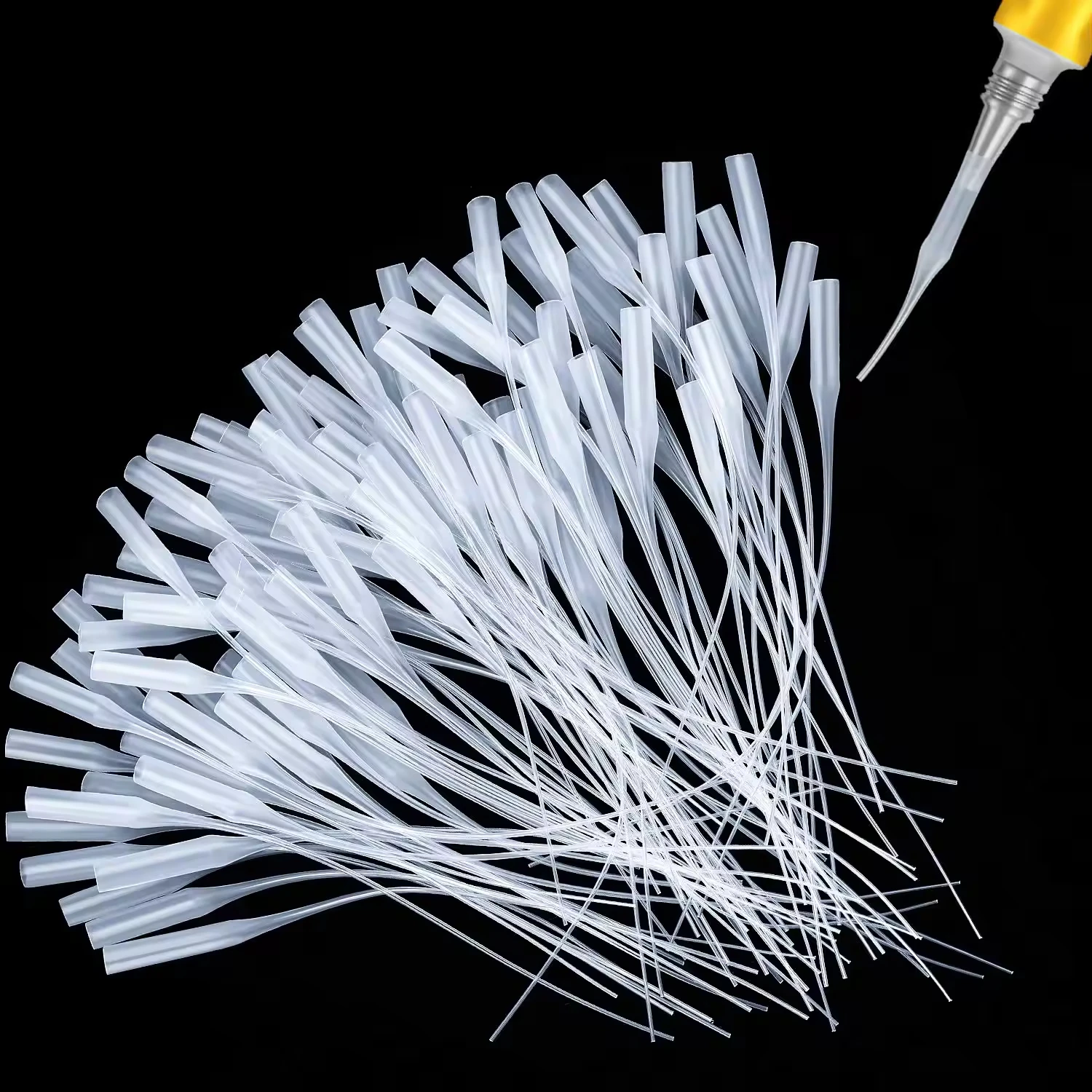 100PCS Universal 502 Instant Super Kleber Dropping Tube Kleber Abgabe Rohr Klebstoff Werkzeug Micro-Tips Kleber Extender