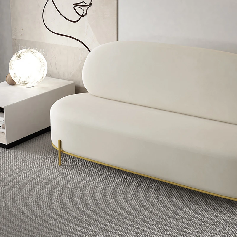 Stretch boże narodzenie Sofa organizator 3 osobowa podłoga zakrzywiona Loveseat Sofa czytanie komfort miękkie Canape Salon meble do salonu