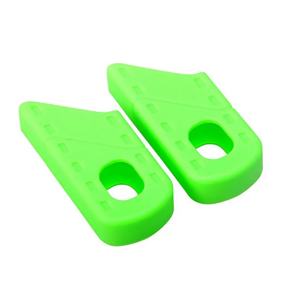 1 Paar Silicone Crank Cover Elastische Hoge Bescherming Universele Anti-Kras Crank Case Voor Racefiets