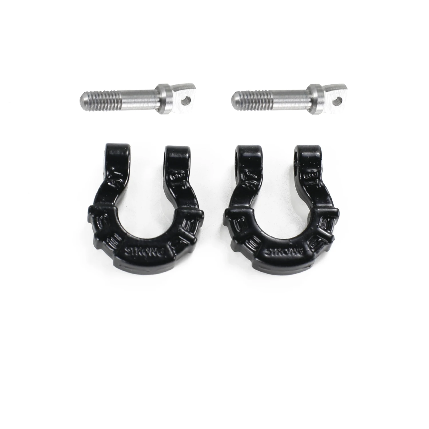 Metal front and rear bumper towing hook, towing ring, suitable for 1/8 1/10 RC crawler cars TRX4 TRX6 Scx10 D90 view 5