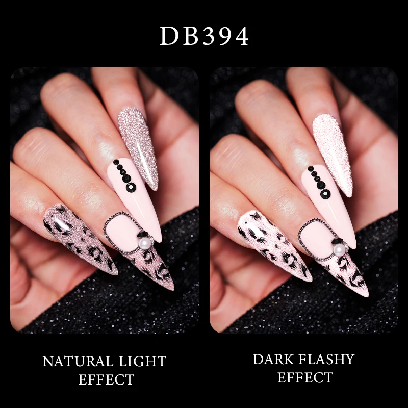 Mtssii Reflektierende Glitter Gel Nagellack Funkelnden Pailletten Semi Permanten Soak Off UV LED Farbe Lacke Nail art Dekoration – Detail 6