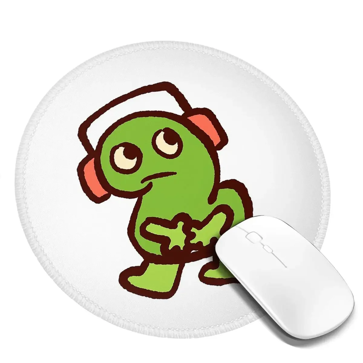 Bfdi Jammin Two! Round Mouse Pad Computer Keyboard Mouse Mat Gaming PC Desk Mat Office Table Mats