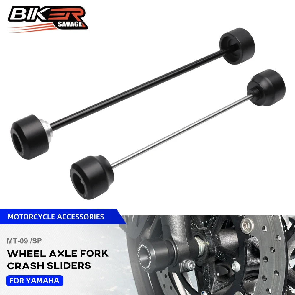 

2024 MT09 Rear Front Wheel Axle Fork Crash Sliders For Yamaha MT-09 MT-09 SP Motorcycle Accessories Wheel Hub Anti-Collision