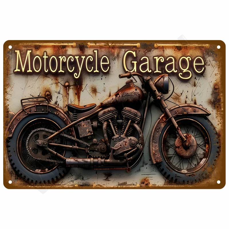 Retro Metall Zeichen Wand Kunst Wandbild Ästhetische Zimmer Home Decor Artikel Poster Vintage Metall Platte Garage Dekoration Zinn Zeichen Platten Bar – Detail 36