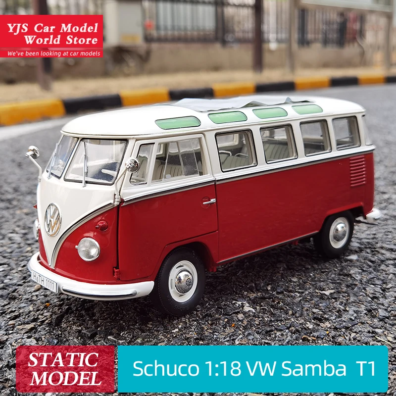 

Schuco 1:18 VW T1 Kasten Volkswagen T1 Service car Alloy car model Collection Gift for friends and family