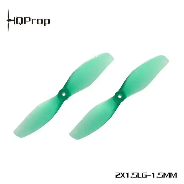 12Pairs HQProp 2X1.5(51MM) 2 Inch 2-Blade PC Propeller 12CW 12CCW 1.5mm Shaft 0.3g Ultralight Tiny Whoop FPV Drone Props