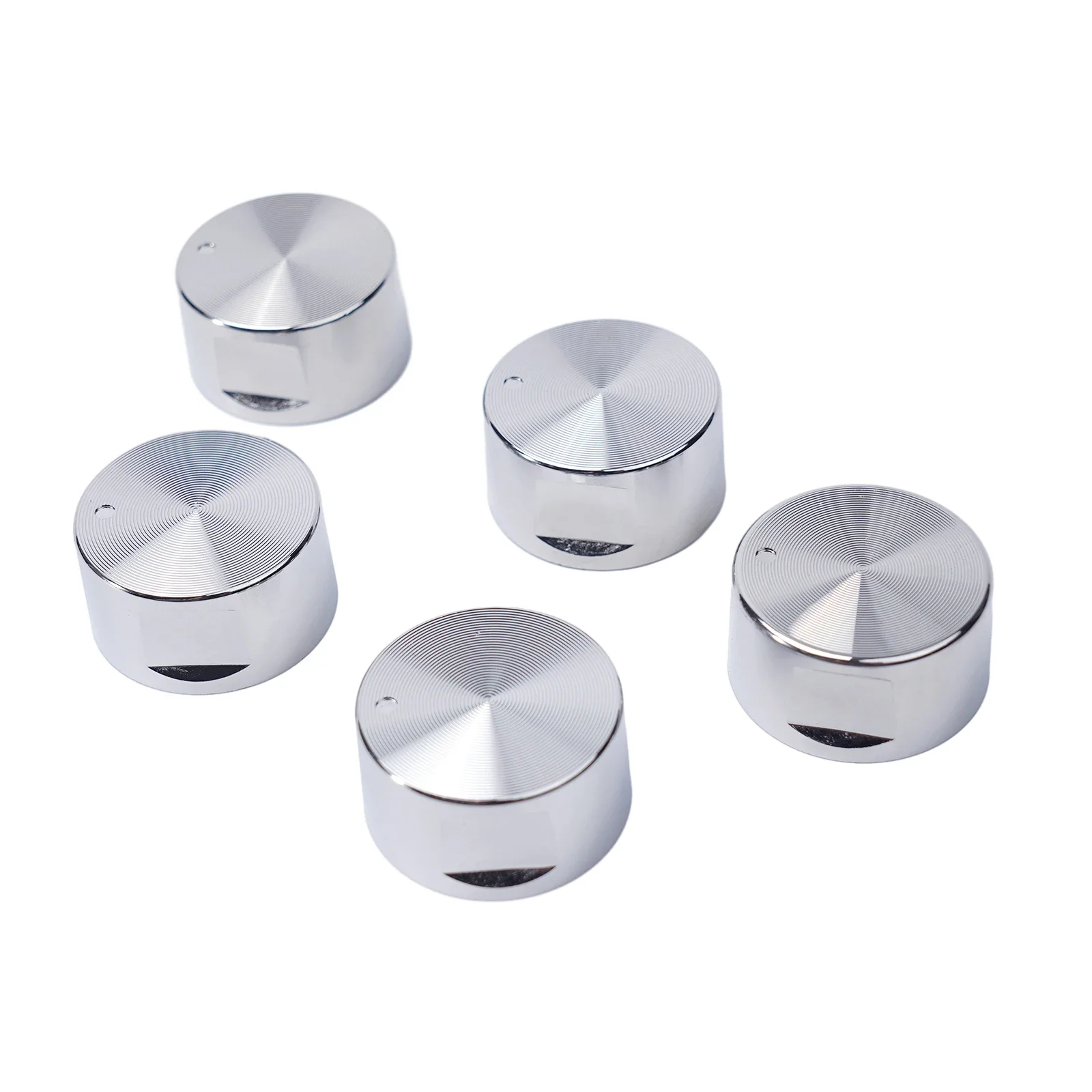 6mm Diameter Rotary Switches Zinc Alloy Silver Round Knob Gas Cooktop Handle Home Kitchen Supplies Kitchenware Accessories