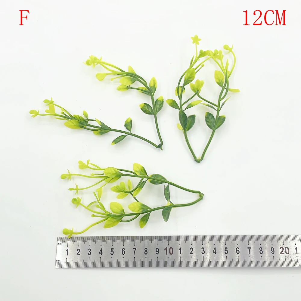 10 Teile/los Kunststoff Wasser Gras Künstliche Blumen Für Wohnkultur Wand Hängen Tisch DIY Kranz Geschenk Scrapbooking Gefälschte Pflanzen – Detail 7
