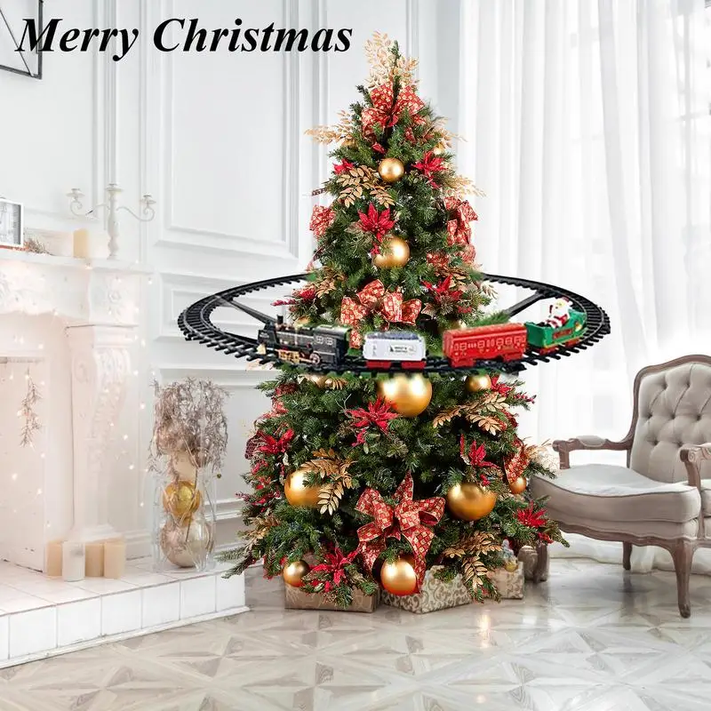 

Christmas Tree Train Set Hangings Christmas Train Set Railway Car Playsets Kids Train Toys Creative Educational Toys For