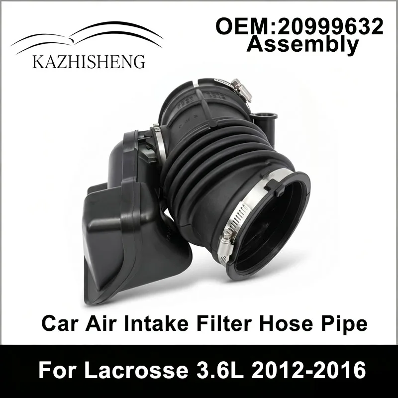 20999632 High Quality Car Air Intake Filter Hose Pipe For Buick For Lacrosse 3.6L 2012-2016 Accessories Replacement Installation