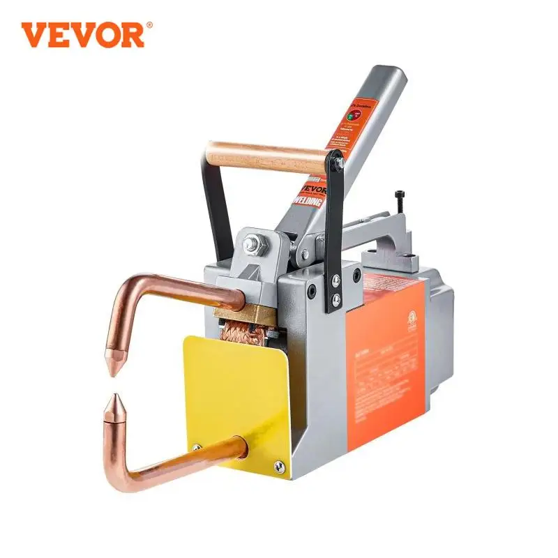 VEVOR Portable Spot Welder 8KVA Handheld Welding Tip Gun Metal Sheet Spot Welding Machine for Stainless Steel Aluminum Sheet