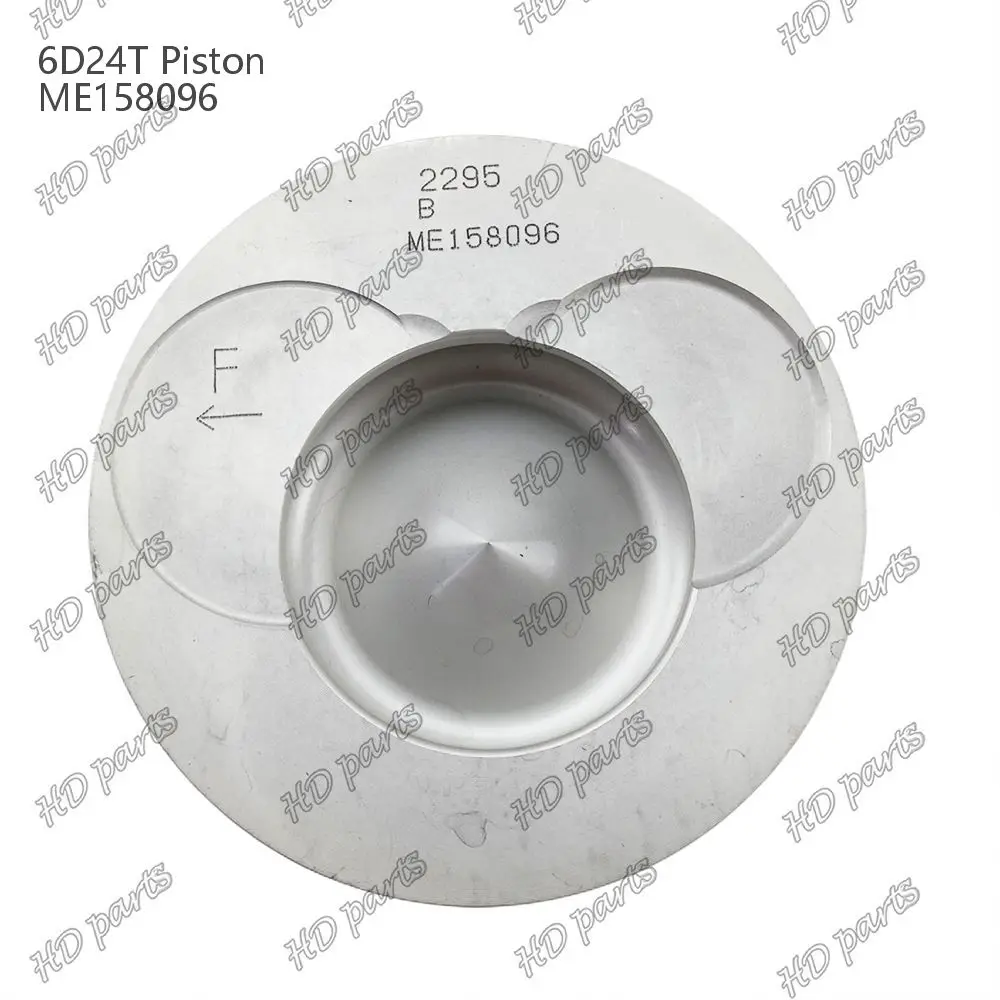 Piston 6D24T Combustion chamber 69mm 3.3 double inclined x3x4mm ME158096