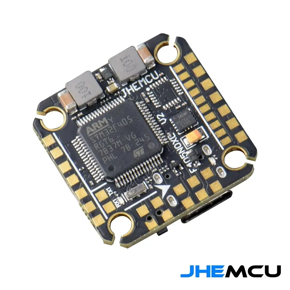 JHEMCU f405 noxe v2 flight controller baro osd 16mb blackbox 5v 10v dual bec 20x20mm 3-6s lipo for fpv freestyle drone diy parts