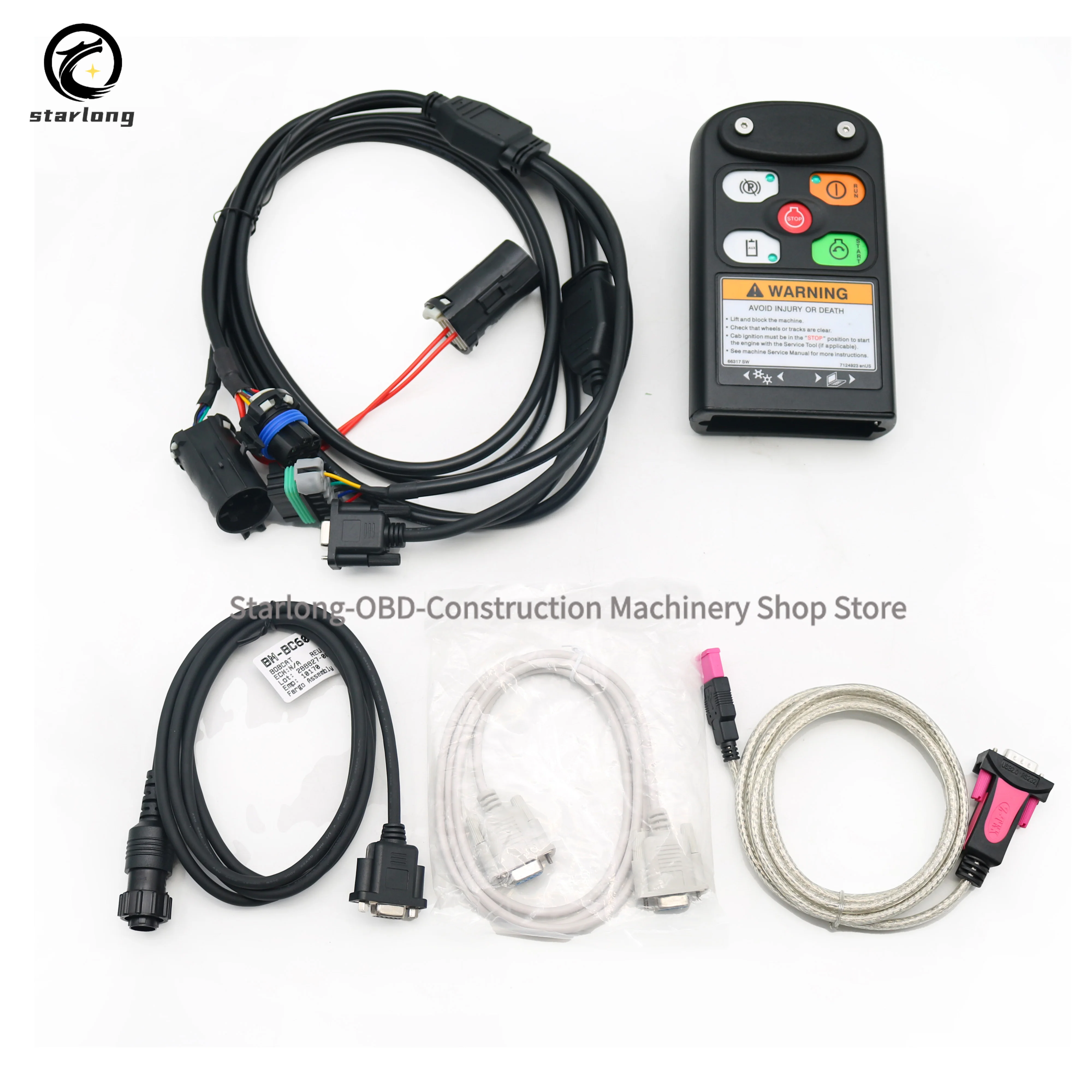 For Bobcat Service Analyzer BOBCAT DIAGNOSTIC Tool (RST) Service tool harness Remote Start Tool 7277987 7260936 6693353