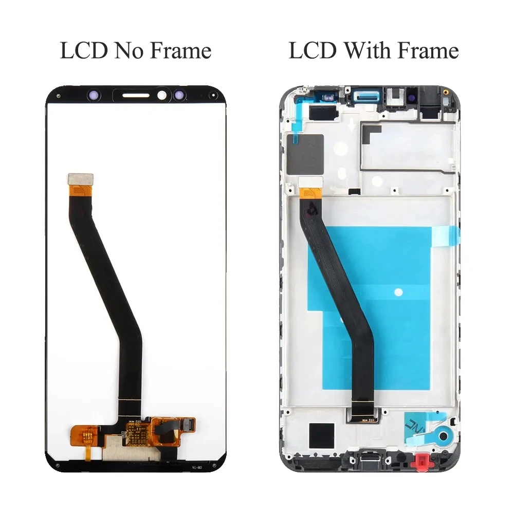 5.7\'\' For Huawei Y6 2018 LCD Display Touch Screen Digitizer For Huawei Y6 Prime 2018 LCD ATU L11 L21 L22 LX1 LX3 L31 L42 Screen