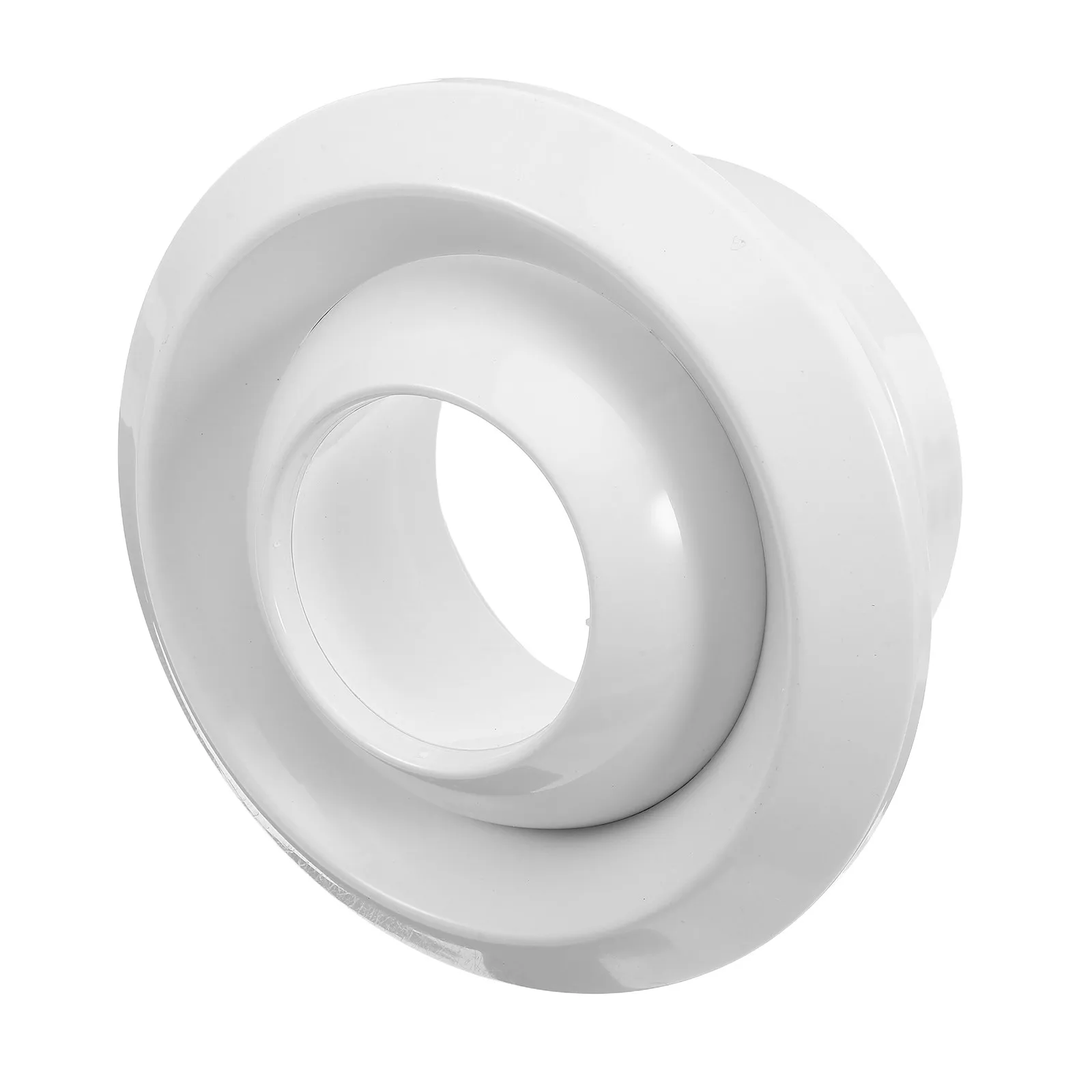Adjustable Round Air Vent Nozzle 6 Inch Neck ABS Rotating Diffuser Cover for HVAC Soffit Ceiling Bathroom
