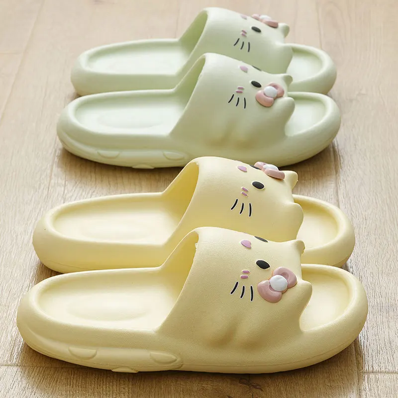 The New Sanrio Hello Kitty Shoe Slippers Fashion Slippers Summer Slippers Cute Cartoon Casual Fashion 1Pretty Girl's Beach Shoes