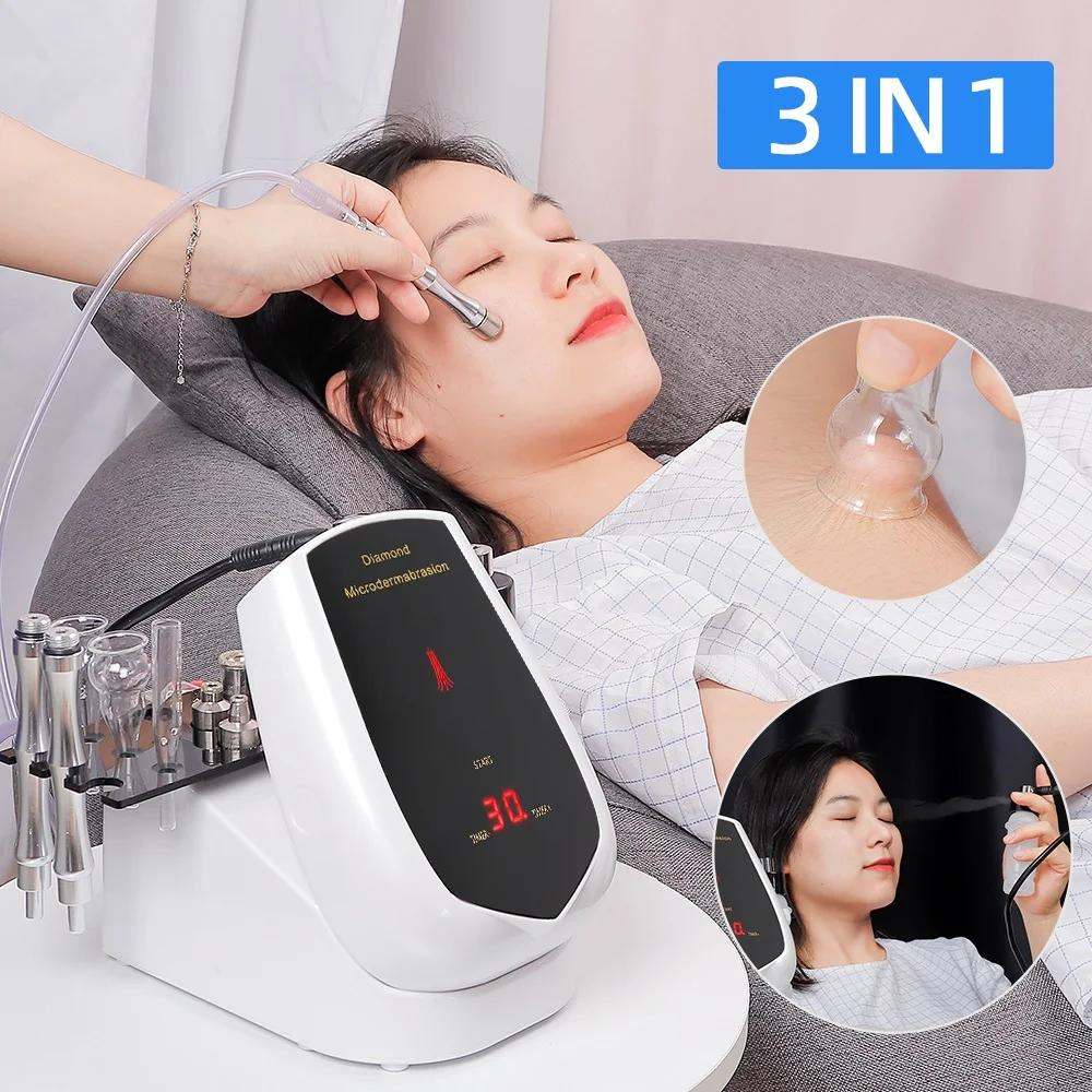 

Diamond Microdermabrasion Peel Machine With Nano Moisturizing Water Sprayer Deep Cleaning Facial Peeling Exfoliation Machine