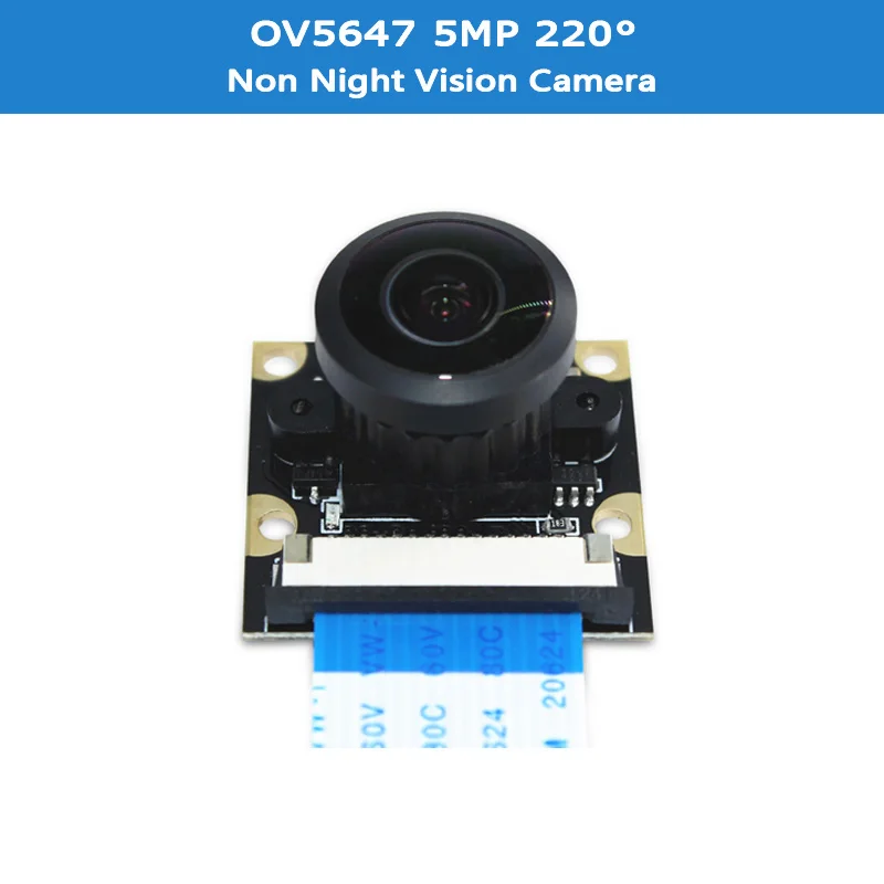 Raspberry Pi Nachtsichtkamera mit 2 Infrarotlicht 5 MP OV5647 Webcam 75 175 IR-CUT-Kamera für Raspberry Pi 4B 3B+ 3B Zero