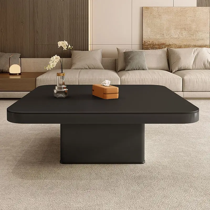 Pizarra combinada minimalista para sala de estar, apartamento pequeño de lujo, luz cuadrada