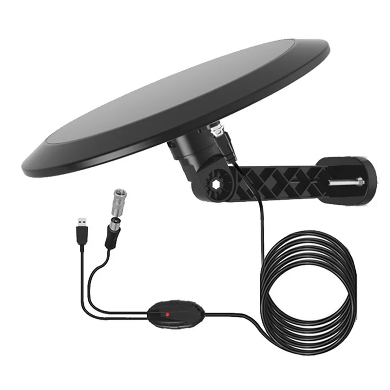 هوائي تلفزيون مضخم للتلفزيون الخارجي/الداخلي Anteena هوائي تلفزيون داخلي وخارجي ثنائي الغرض-POS