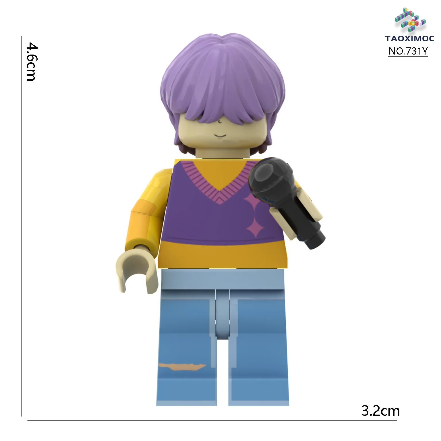 KPop Demon Hunters, a group of demon hunters, build blocks with Lumi and assemble toy building blocks with dolls - Image 6