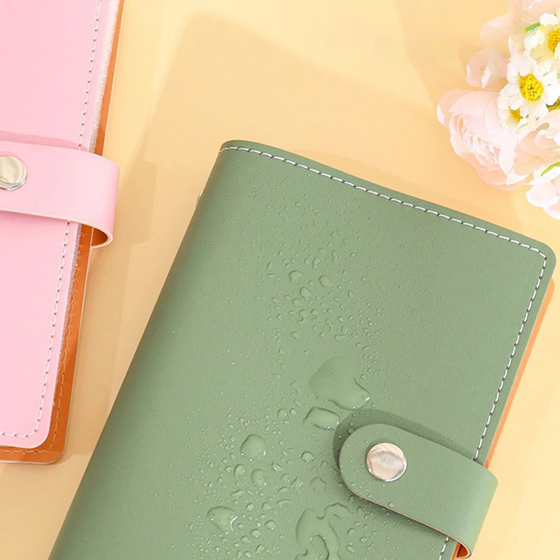 PU Leather Budget Binder Notebook Cash Envelopes System Set With Binder Pockets For Money Budget Saving Bill Organizer