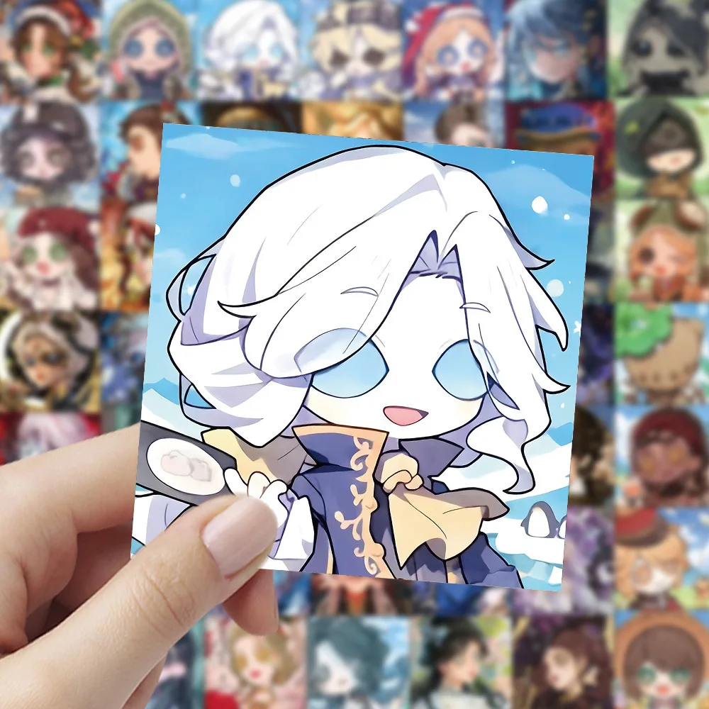 

60PCS Identity V Avatar Cartoon Decorative Notebook Suitcase Mobile Phone Case Material Stickers