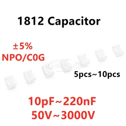 SMD Capacitor 10p33p100p220p330p470p680PF 1n1.5n2.2n3.3n4.7n6.8n10n15n18n22n33n47n68n100n150n220NF 1000V 2KV 3KV NPO C0G 5%