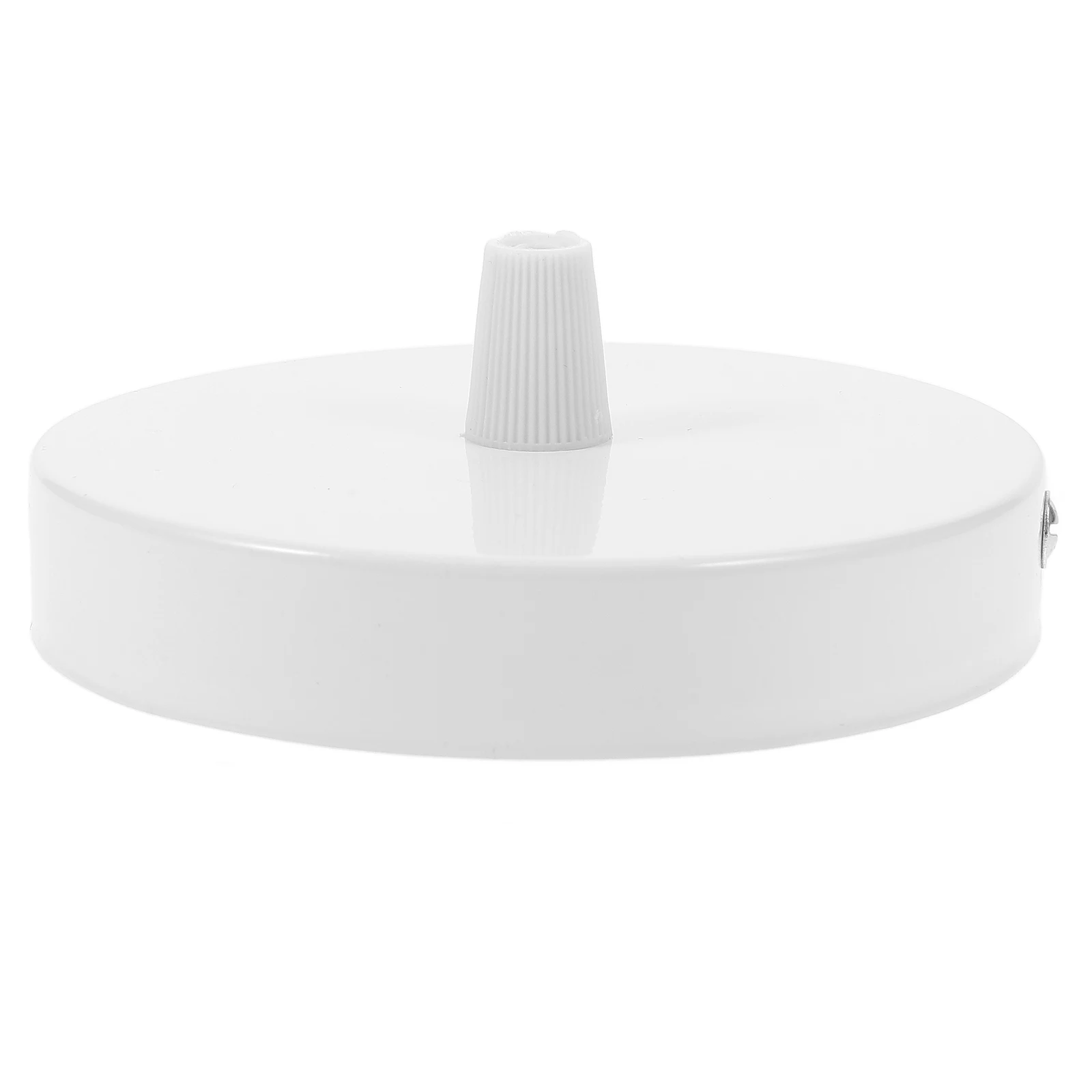 

Ceiling Light Plate 100x20mm White Electroplated Pendant Mounting Canopy Cover Durable Retro Style Suitable for Living Room