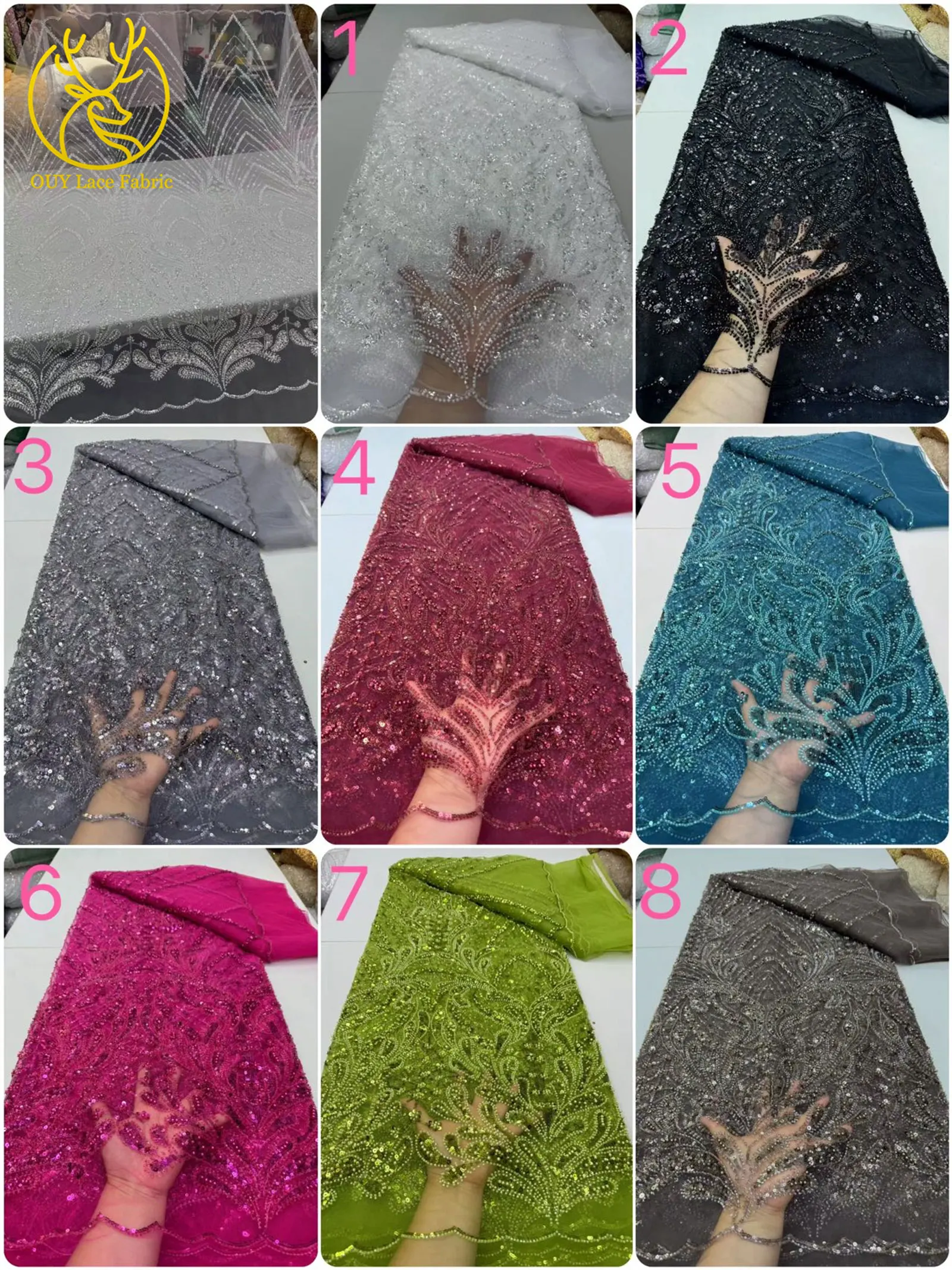 دانتيل مطرز أفريقي عالي الجودة 2025 جودة عالية نيجيري ترتر شبكي دانتيل فرنسي قماش تول لخياطة فساتين الحفلات