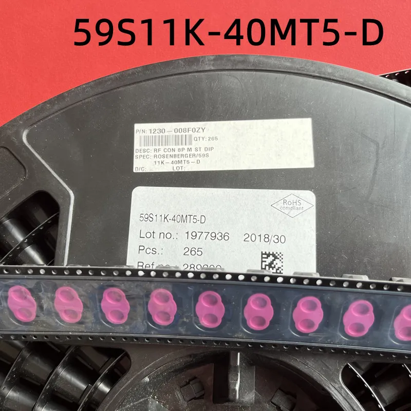 

2 шт. 59S11K-40MT5-D RF коаксиальный разъем с двойным отверстием встроенный чип IC оригинальный инвентарь