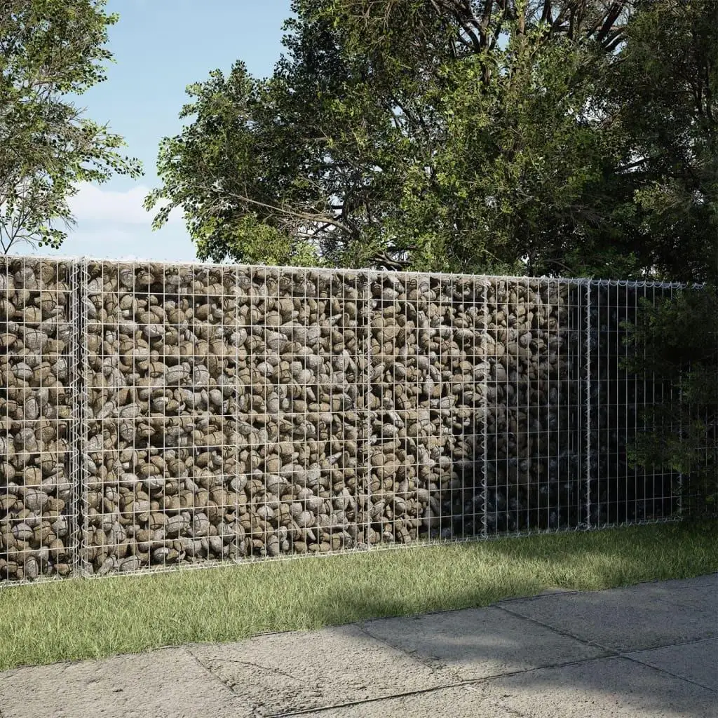 Корзина Gabion из оцинкованного железа с крышкой - 98. для X3 9. X3 9.4 Опора для сада на открытом воздухе