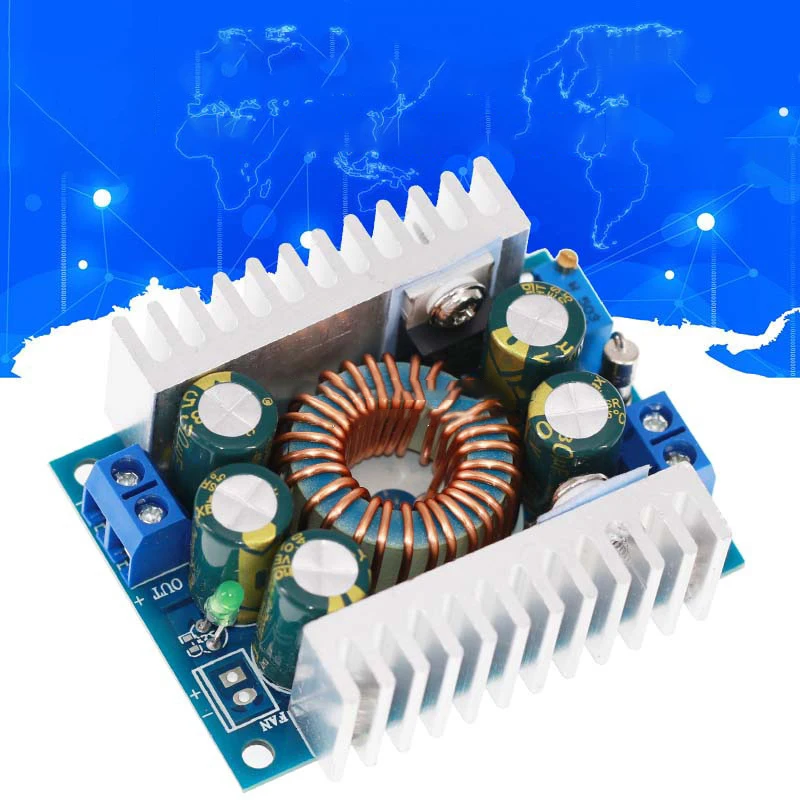 DC-DC High Power Low Ripple 12A Adjustable Step-down Module 95% Efficient Car Power Module Buck Converter Power Modules