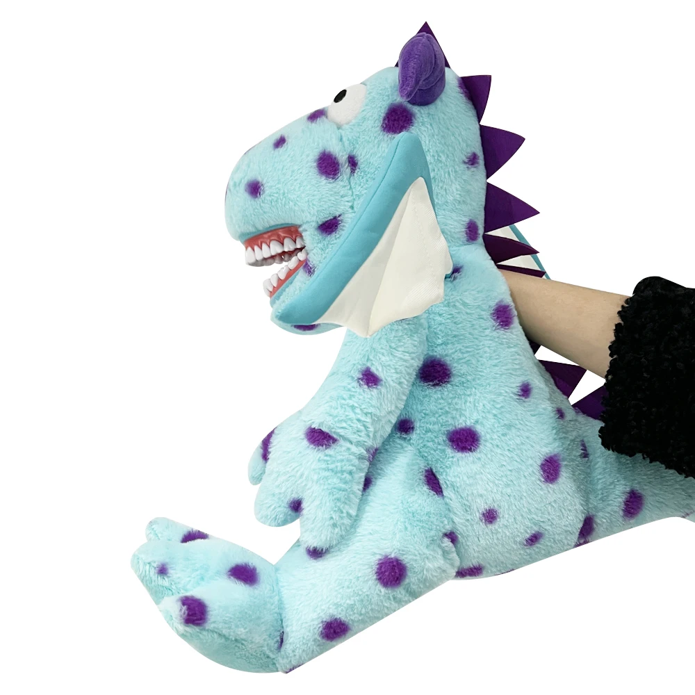 

Dinosaur Stuffed Animals Educational Teeth Model Tooth Brushing Dental Plush Toys Oral Health with Teeth for Kids Dentist Gift