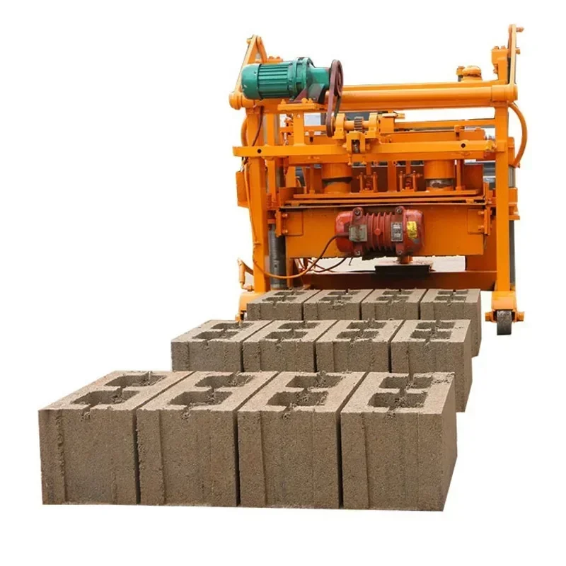 

Standard Small Manual QTF40-3A Mobile Concrete Brick Making Machine Equipment
