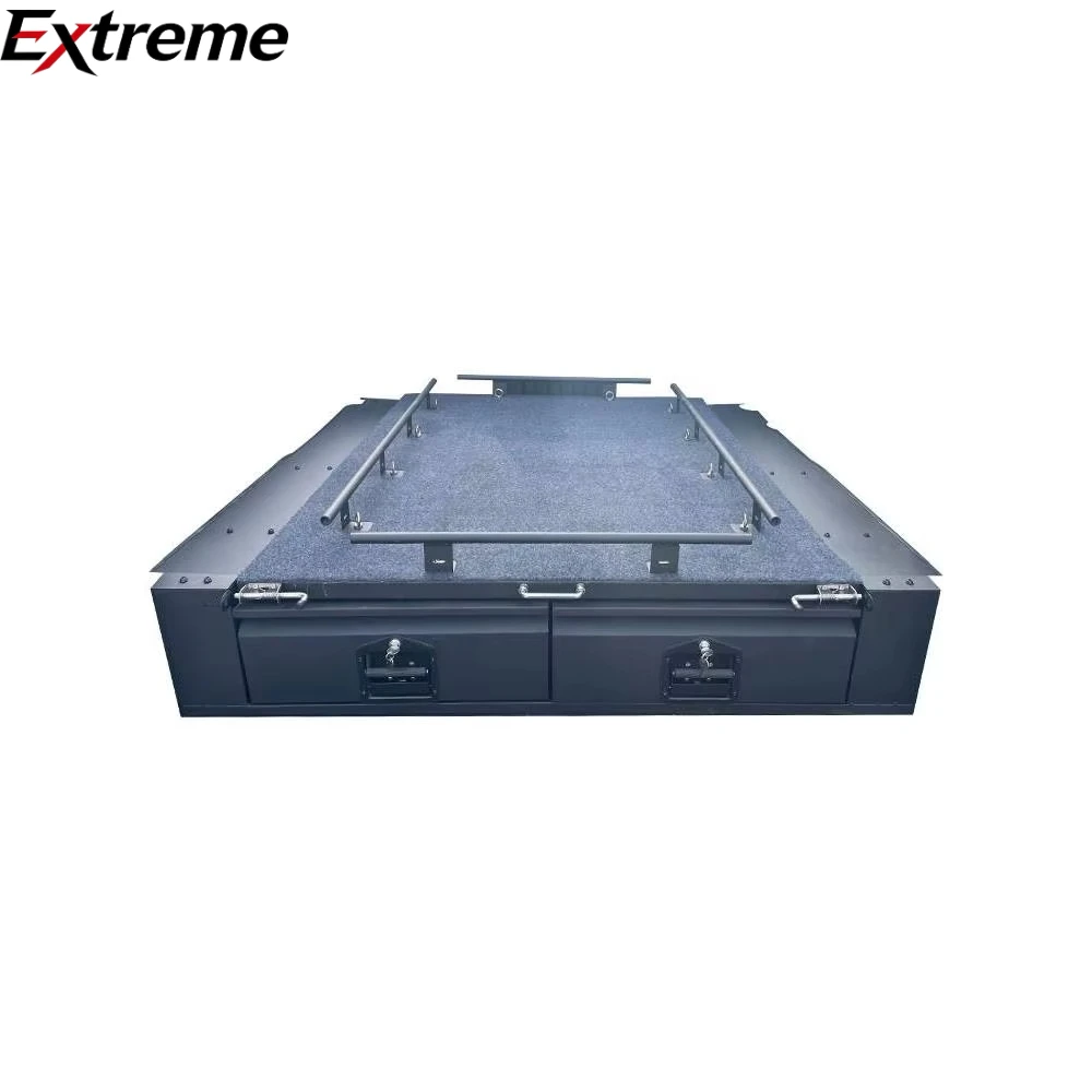 

EXTREME Customized 4x4 Pickup Heavy Duty Durable Aluminum Storage System System With Sliding Cargo Tray