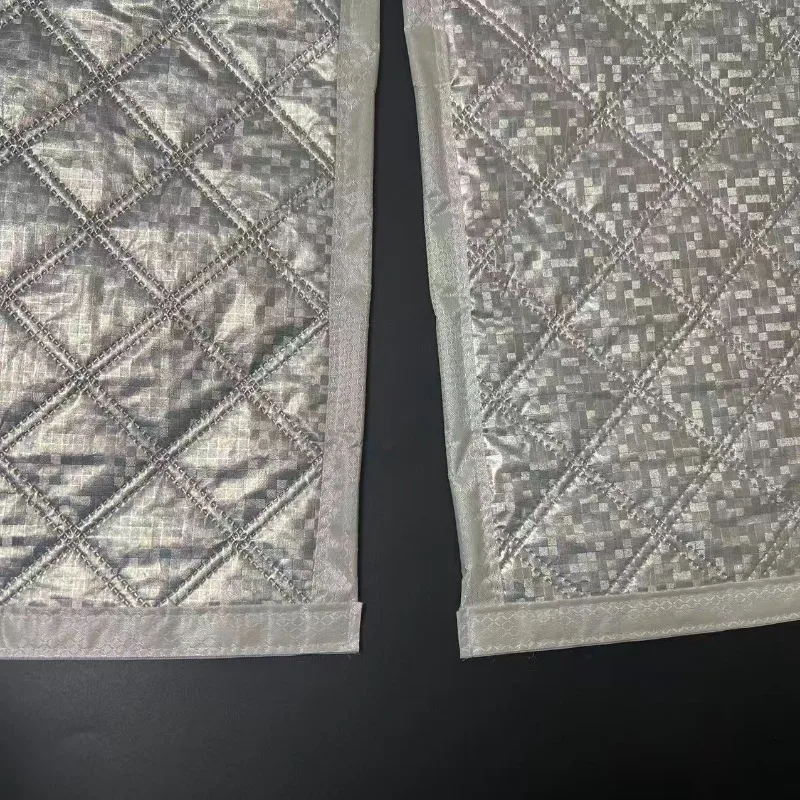 Customizable gray winter household magnetic curtains, windproof and warm curtains, thickened insulation and cold proof curtains