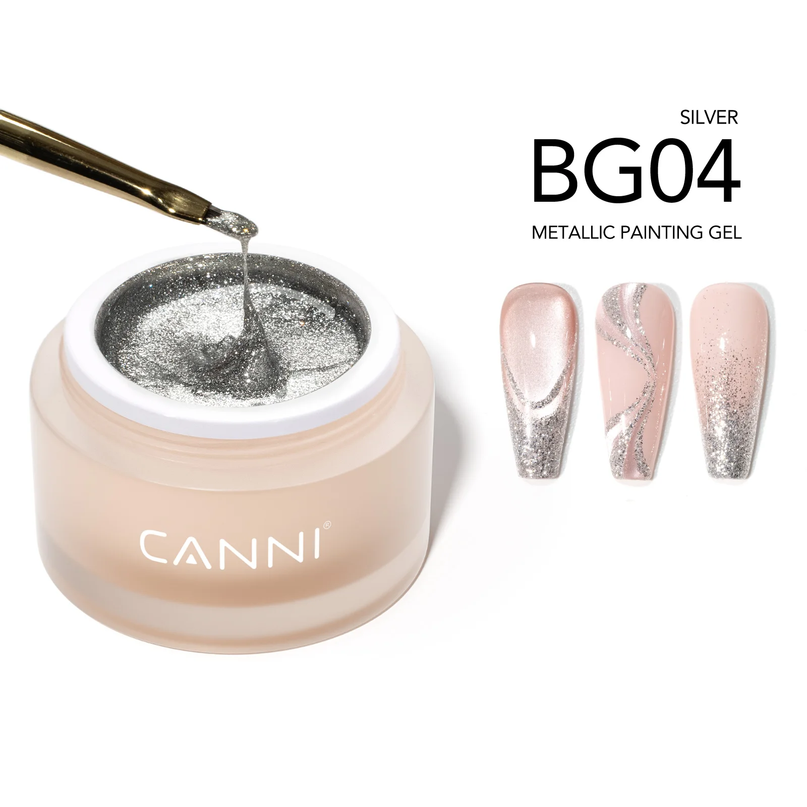10g CANNI Fiber Base Coat Glasreparatur-Gel Hochglänzender Langlebiger Top Coat Halbtransparentes Milchweißes PVC 3D-Modellier-Gel – Detail 23