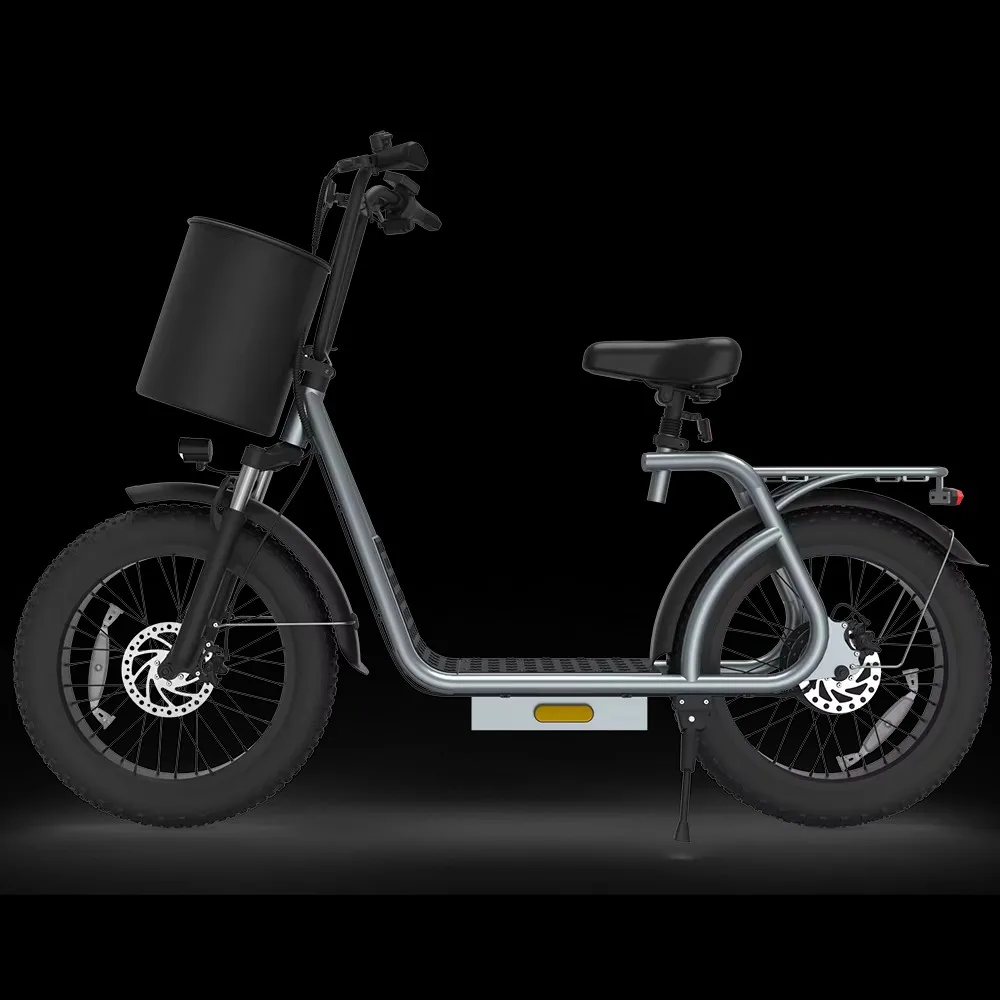 X20 Grey 20-inch Electric Scooter EBike Remote Food Delivery Electric Bike Foldable Best High Speed Scooter