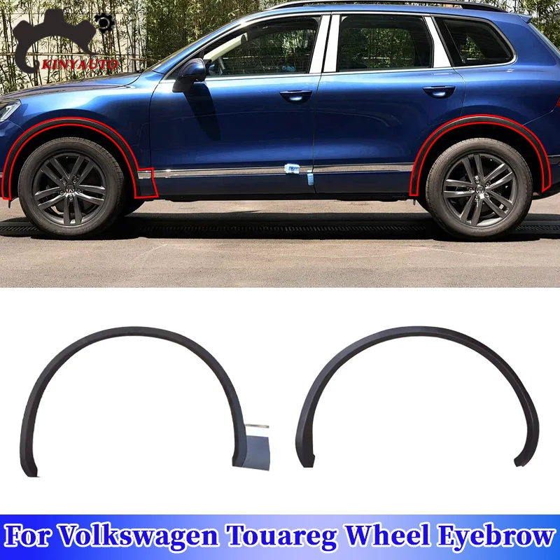 Für Volkswagen Touareg 11-18 Radlaufverbreiterung Kotflügelverbreiterung Radkastenverbreiterung vorne und hinten Stoßstangen-Seitenverbreiterung Radkästen Autozubehör